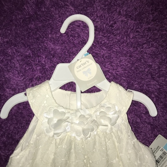 Beautiful white baby girl dress - Picture 5 of 5
